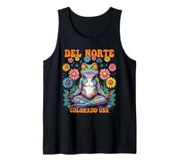 del Norte Colorado USA Psichedelico Frog Chill Zen Design Canotta