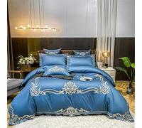 del piumone Long Staple Cotone Recamitedri da Full Venio 4PC Foglio di Copertura Copertina per Letto Pillow (Colore: Pezzi) (Una Taglia Queen 4 PCS)