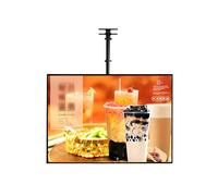 del Supporto Pubblicitario, Slim Snap Frame LED Light Box, Montaggio A Parete Bevanda Cartellone Pubblicitario, Asta Telescopica 3DBacklit Menu Board per Ristorante HorizontalFixedboom-50 * 70