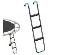 del trampolino con 2 o 3 passi larghi, ganci universali per sospensione sicura, resilienti fino a 120 kg, accessori non slip realizzati in acciaio, argento da 110 × 32 cm, assistenza per bambini