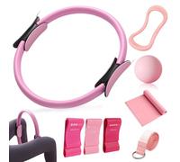 DELAIHUIL Pilates Essential Kit 8Pcs Kit Pilates Completo x Casa Set Pilates Donna Attrezzi per Domestiche per La Palestra Familiare