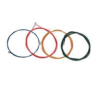 Delaman Corde per basso elettrico, in acciaio, per basso elettrico, strumento musicale, set di 4 corde, prestazioni professionali, lunga durata, dimensioni standard
