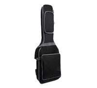 Delaman Guitar bag Custodia per basso da 12 mm, custodia morbida impermeabile antipolvere, in tessuto Oxford 600D, borsa per chitarra elettrica e basso, cinghie traspiranti, grande tasca portaoggetti,