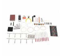 Delaman Kit di installazione per chitarra Kit di strumenti di riparazione per chitarra, Set di manutenzione professionale con perni del ponte, chiave esagonale, accorie per l'installazione della