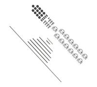 Delaman Kit di riparazione per flauto, set di manutenzione curvo contralto, accessori per strumenti musicali per la cura e la riparazione del flauto, include strumenti e forniture