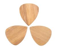 Delaman Kit fai da te per chitarra multifunzione, in legno di mogano, con supporto per plettro, fissaggio a vite, per chitarre acustiche, elettriche, basso, ukulele, 2 pezzi
