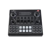 Delaman Multifunzionale LiveV9 Sound CardandBM800 Sospensione Microfono Kit Multifunzionale Live Scheda Audio e BM800 Sospensione Microfono Kit, Broadcasting Registrazione Microfono a Condensatore Set