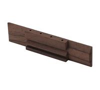 Delaman Ponte per ukulele a 4 corde per strumenti musicali, ponte per chitarra in palissandro duro con dado a sella in osso di mucca, forma accurata, ideale per ukulele e strumenti musicali