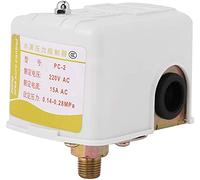 Delaman Pressostato per Pompa Pozzo - Assicura Pressione Acqua Stabile per la Casa, Controller Automatico Regolabile per Pompe Sommerse e Jet, Bipolare 220V 15A, Ricambio Facile da Installare