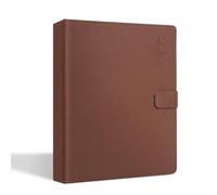 Delaman sheetmusicbinder - Cartellina per musica corale, 30 fogli sciolti, con cinghia da polso, in pelle PU, per esibizioni sul palco, adatta per spartiti musicali da 20 x 27 cm