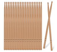Delamiya 5A 12 Paia di Bacchette Batteria, Bacchette Batteria in Legno, Bacchette Batteria in Quercia Robuste, per Adulti, Bambini e Principianti, Antimuffa, per Batteria Jazz