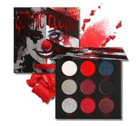 DE'LANCI - 9 Colors Black Red Smokey Makeup Palette #Gothic Clown