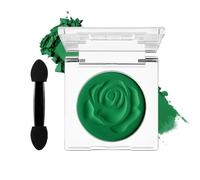 DE'LANCI Ombretto verde opaco con applicatore, ombretto verde impermeabile ben pigmentato, ombretto di base con elevata durata, trucco per Natale, vegano #10