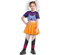 Delanhon Costume di Mira per bambini, per Halloween, cacciatori, per bambini, per la Giornata mondiale del libro, per cosplay, carnevale (viola, 150)