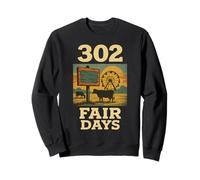 Delaware 302 Fair Days Camicia Retro Carnevale Allevamento Allevatore Felpa
