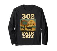 Delaware 302 Fair Days Camicia Retro Carnevale Allevamento Allevatore Maglia a Manica