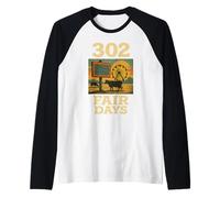 Delaware 302 Fair Days Camicia Retro Carnevale Allevamento Allevatore Maglia con Maniche Raglan