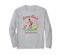 Delaware Dewey Beach Surfer DE Surf Vacanza al Mare Maglia a Manica