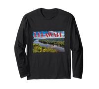Delaware River Il Primo Stato Orgoglio Storia Buff Vintage Maglia a Manica