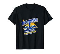 Delaware Small State Big Attitude Pride Design Maglietta