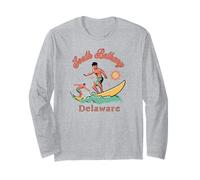 Delaware South Bethany Surfer DE Surfing Beach Vacanza Maglia a Manica