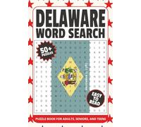 Delaware Word Search Puzzle Book: Word Searches with Easy to Read Print about Delaware, US state of Delaware, Delaware Travel and More | 6x9 inches, ... Gift for Vacations, Holidays and Relaxation