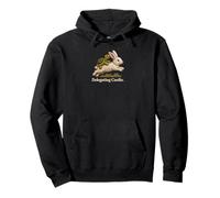 Delegando Cardio Divertente Turtle Bunny Cottagecore Felpa con Cappuccio