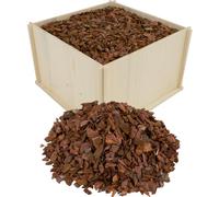delegn Corteccia di Larice Naturale, Pezzatura Piccola, Confezione da 10 Litri per Pacciamature, Decorazioni e Giardini (1 Scatola - 10LT)
