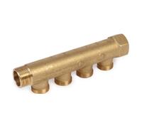 Collettore componibile Giacomini impianti sanitari M/F 1 pollice x 16 4 attacchi R580CY044