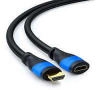 deleyCON 2m Cavo di Estensione HDMI - Compatibile con HDMI 2.0a/b/1.4a - UHD 4K HDR 3D 1080p 2160p ARC - Nero