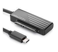 deleyCON Cavo Adattatore USB 3.0 SATA USB C per Dischi Rigidi da 2,5" Pollici HDD SSD 5 GBit/s UASP SATA I II III Plug&Play