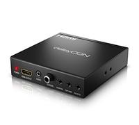 deleyCON Convertitore Audio con Extractor - Ingresso: SCART + HDMI - Uscita: Coassiale + Jack 3,5mm + HDMI - Nero