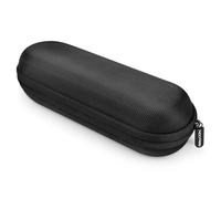 deleyCON Custodia Rigida Custodia Protettiva Custodia da Viaggio con Tasche a Rete per Spazzolini da Denti Elettrici Rasoio Pettini Articoli da Toelettatura Cosmetici - Nero