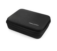 deleyCON Custodia Rigida per GoPro e Accessori - Robusta, Antipolvere, Antiurto, Resistente Agli Spruzzi - per GoPro HERO 13, 12, 11, 10, 9 - Taglia L - Nero