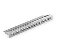 deleyCON Pannello Patch 24 Porte Modulare per Moduli Keystone 1 HE 19" Rack Montaggio Compatibile CAT5 CAT6 CAT7 CAT8 LAN Rete Cavo Installazione Grigio