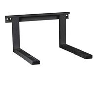 deleyCON Supporto per Forno a Microonde Universale a 35Kg e 53,5cm Forno Supporto a Muro Forno a Griglia Macchina del Caffè Ganci - Nero