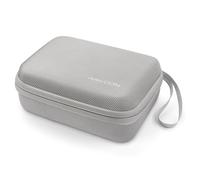 deleyCON Viaggio Accessori Organizer Borsa Feltro Piccola - Hardcase con Divisori - per Elettronica, Caricatore, Alimentatore, Cavi, Auto, Accessori da Viaggio, Tagliacapelli, Fotocamera - Grigio