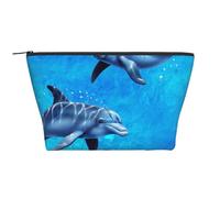 Delfini, Borsa da toilette Borsa per trucco Borsa per cosmetici Borsa da toilette da viaggio portatile