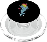 Delfino con Crista e Casco Bush Knight PopSockets PopGrip per MagSafe