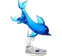 Delfino Di Cristallo Statua Animale Decorazione Dei Delfini Ornamento