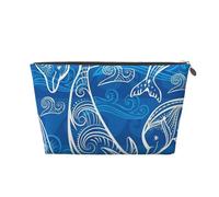 Delfino magico, Borsa da toilette Borsa per trucco Borsa per cosmetici Borsa da toilette da viaggio portatile