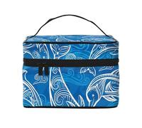 Delfino magico, Borsa per il trucco Borsa per cosmetici Borsa da toilette da viaggio portatile Astuccio per matite Astuccio da toilette