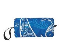 Delfino magico, Borsa per il trucco Borsa per cosmetici Borsa da toilette da viaggio portatile Borsa per trucco Organizer