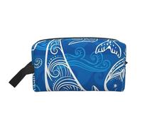 Delfino magico, Borsa per il trucco Borsa per cosmetici Borsa da viaggio portatile da viaggio Borsa per trucco Organizer