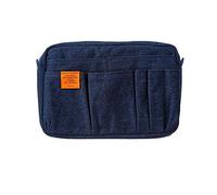 Delfonics Stationery Case Bag In Bag - M Size - Denim (Green Tea Set)