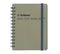 Delfonics Taccuini trasparenti a spirale Rollbahn: 4-1/2 in. x 5-1/2 in. (Grigio) / pocket memo