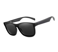 DELHI TORNADO Smart Glasses - Occhiali da sole Bluetooth per uomo e donna, con microfono e altoparlanti integrati, lenti polarizzate, assistente vocale touch, chiamate HD, occhiali da sole con suono a