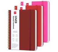 deli 3 Pack Lined Spiral Journal Notebook, 160 Pages, A5 (5.5"x8") Hardcover Writing Notebook, College Ruled Spiral Bound Journal for Women & Men - Perfect for Work, School, Office & Note Taking