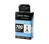 Deli Tire Camera d'aria per bicicletta 700 X 19/23C Presta/valvola francese, misura 51,5 mm