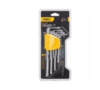 Deli Tools EDL3091. Set di chiavi esagonali Trox 9pezzi misura da T10 a T50
